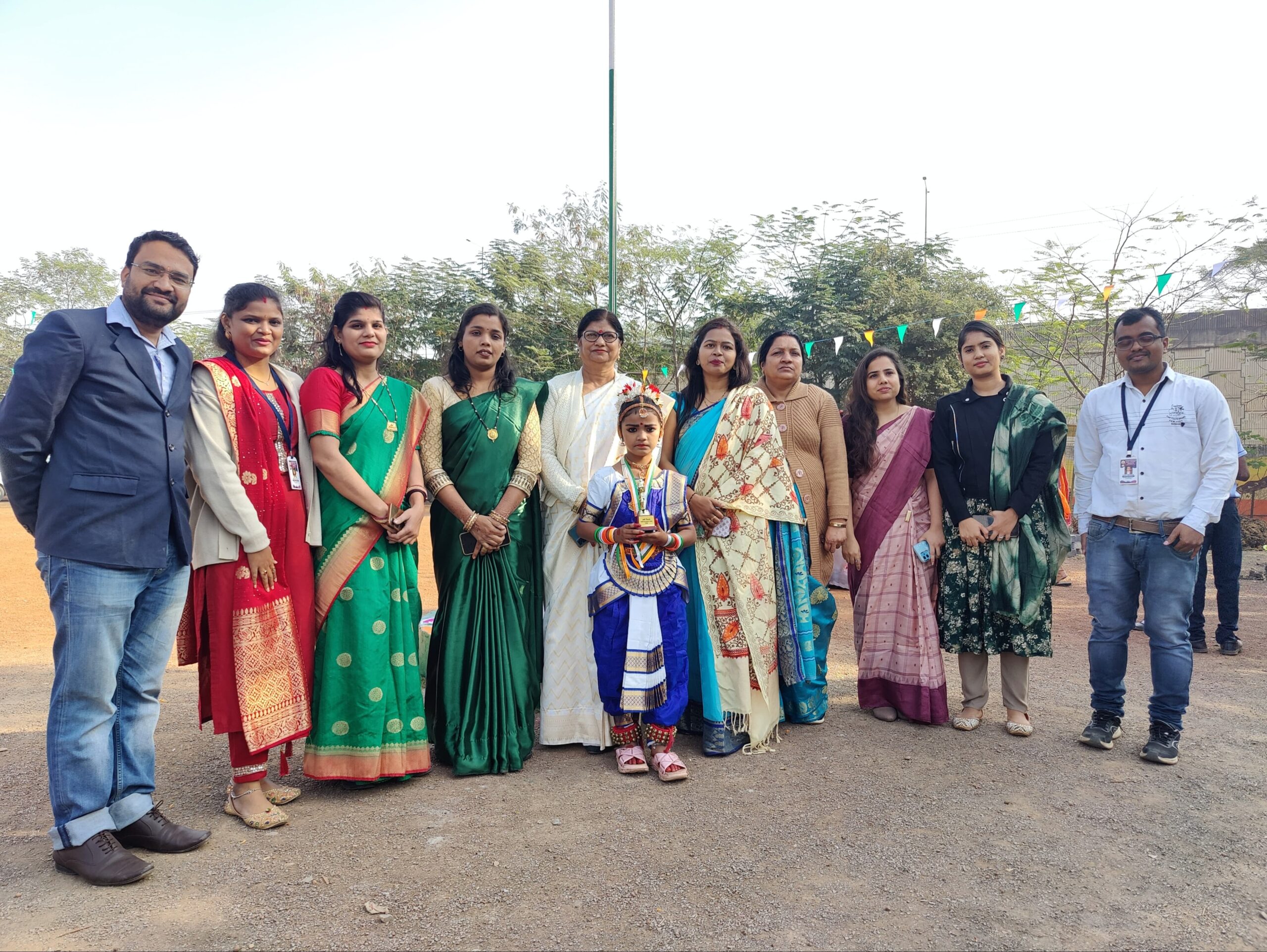स्वामी आत्मानंद स्कूल सरोना रायपुर में हर्ष उल्लास से मनाया गया गणतंत्र दिवस